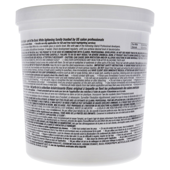 Basic White Powder Lighteners by Clairol for Unisex - 16 oz Lightener - Picture 2 of 2